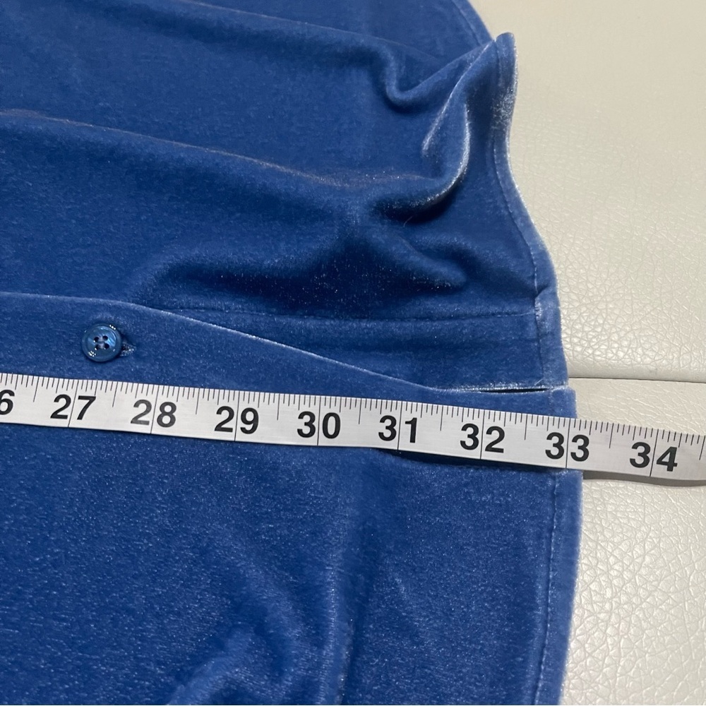 Soft Surroundings Blue Velvet Tunic - Picture 7 of 12